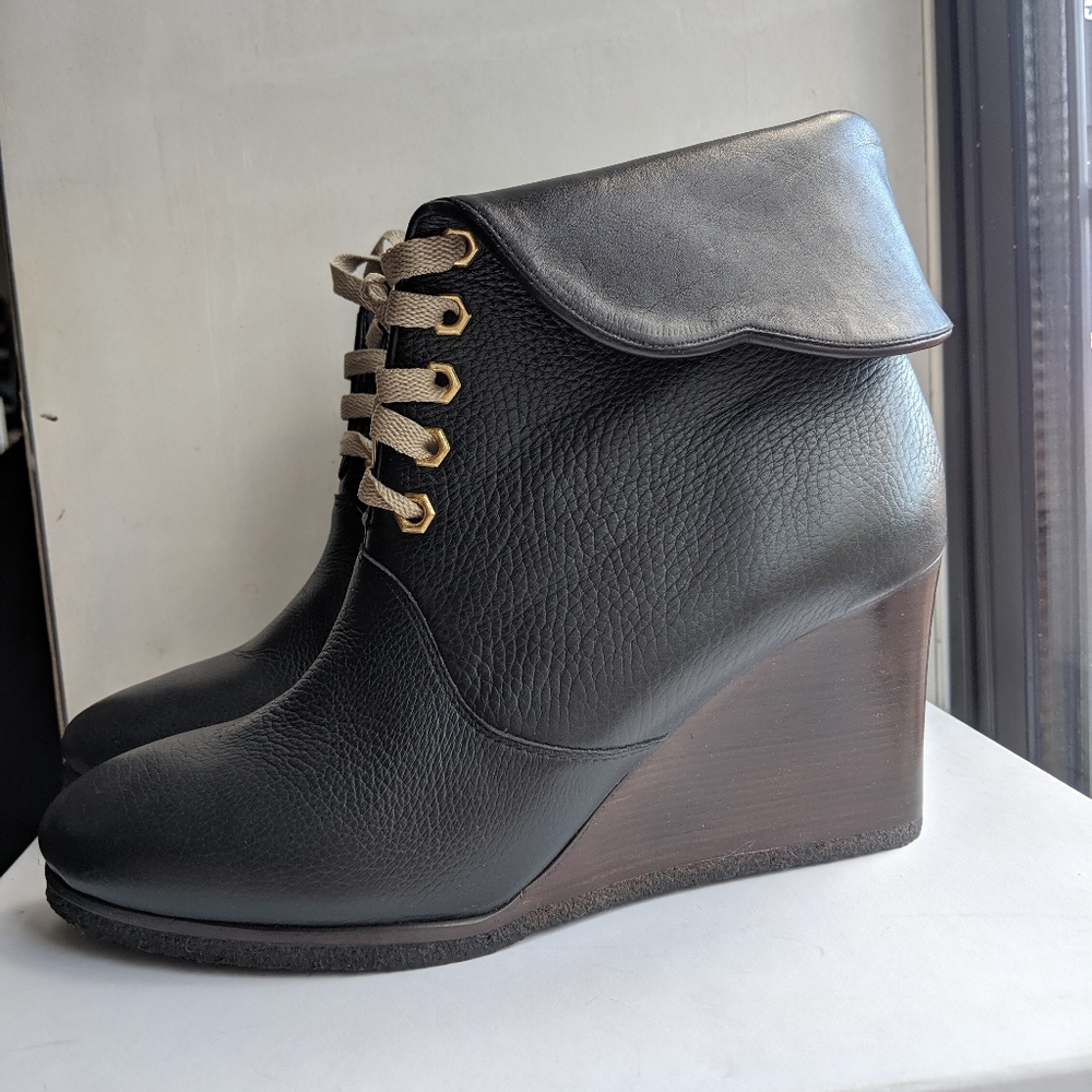 Chloe wedge boots/ Size 38